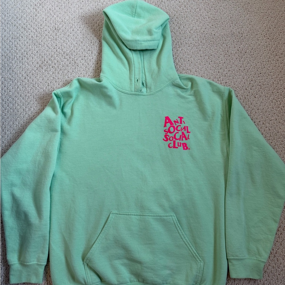 Anti Social Social Club Mint Green Hoodie